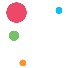 Four coloured Dots
